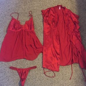 Red lingerie
